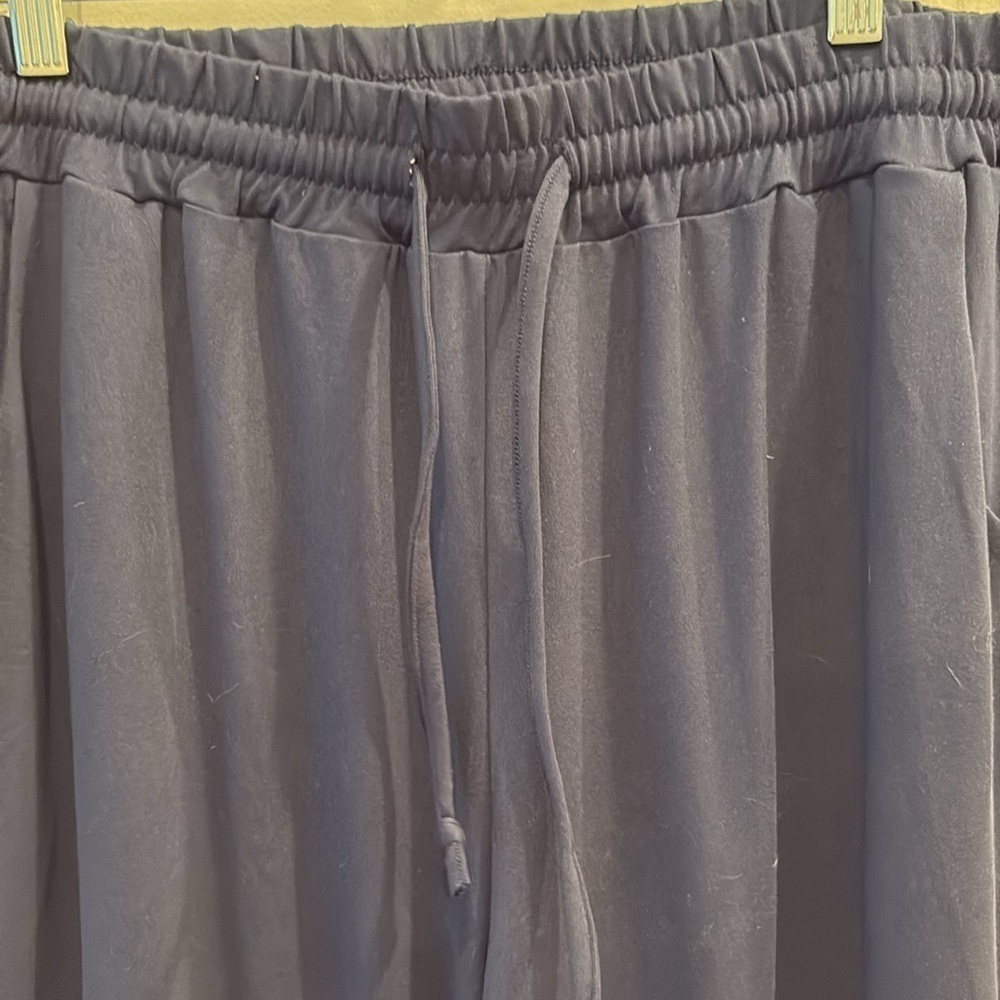 NEW -DIBAOLONG Womens Yoga Pants Wide Leg - Size XL.  Navy Blue - Picture 5 of 11